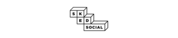Sked Social Logo in white background